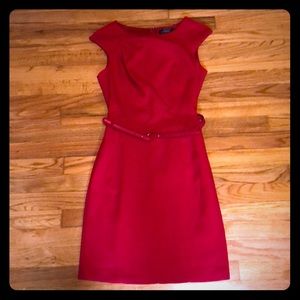 EUC Red Utility Dress